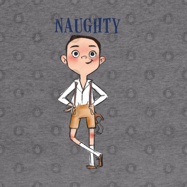 Naughty boy by Lu Lapin